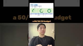 How to make a 50/30/20 budget spreadsheet part 1
