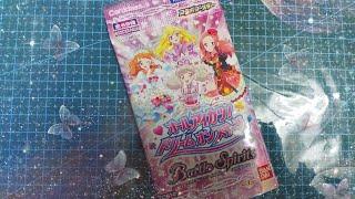 [明莓]星夢學園/偶像學園Aikatsu×Battle Spirits卡包開封~