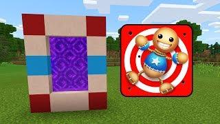 How To Make a PORTAL to KICK THE BUDDY Dimension in Minecraft PE (Kick the Buddy Portal in MCPE)