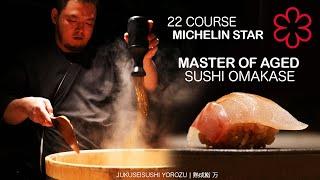 $235 One Michelin Star MASTER of AGED SUSHI Omakase in Tokyo ─ 熟成鮨 万 •  Jukuseizushi Yorozu