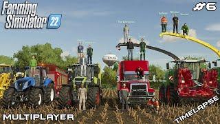 4.000.000 litre SILAGE harvest in AMERICA | Elmcreek | Farming Simulator 22 Multiplayer | Episode 6