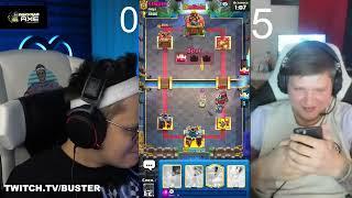 1x1 buster vs s1mple | Clash Royale | 6 игра