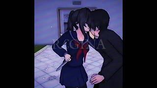 {TW:RAINBOW FLASH?} Yandere simulator edit #snap #yansim #yandere  #ayano #senpai #snap mode