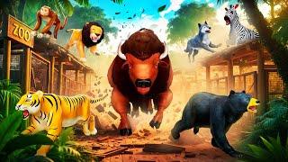 Zoo Breakout! Wild Animals Stampede in a Thrilling and Unstoppable Adventure!