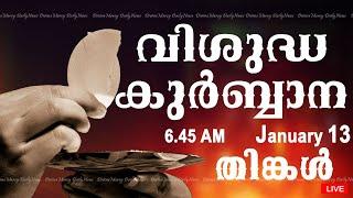 Holy Mass I Malayalam Mass I January 13 I Monday I Qurbana I 6.45 AM