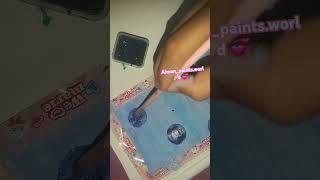 Easy card idea for himi Gouache paints set 