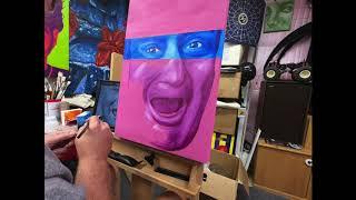 Mr Gast Art Paints Robin WIlliams