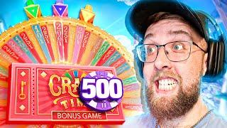 MY BIGGEST BET EVER ON CRAZY TIME GAME SHOW! (INSANE)