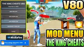 THE KING CHEATS V80 FF HACK | OB48 FF HACK | FREE FIRE MOD MENU | THE KING CHEATS AUTO FIRE |FF HACK