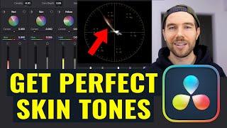 How To Get Perfect Skin Tones FAST in DaVinci Resolve 19 (New Color Tool)