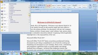 Word 2007: How to open recent documents in word