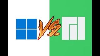 Manjaro Linux VS Windows 11 (Install)