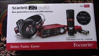 Раскоробкинг жыыырного звука: Focusrite Scarlett 2i2 Studio (2nd Gen)