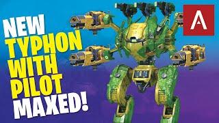 War Robots - NEW Max Typhon Robot With Special Pilot (level 70) WR Gameplay