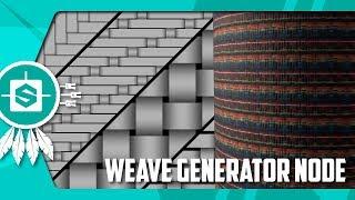 Weave Generator Node in SUBSTANCE DESIGNER