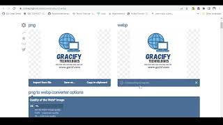Convert png to webp image format