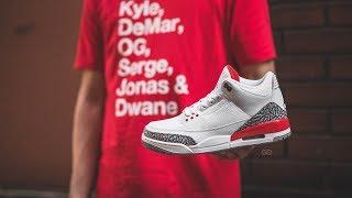 Review & On-Feet: Air Jordan 3 Retro "Katrina" (Hall of Fame)