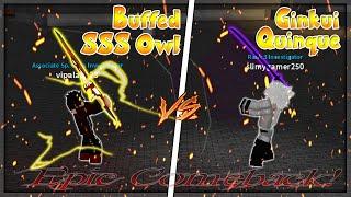 Buffed SSS Owl vs Ginkui Quinque | Epic Comeback!!! | 1v1 | #RoGhoul