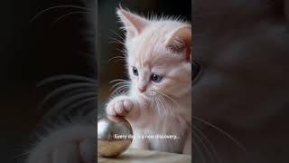 Meet The Little Explorer | Curious Kitten’s First Adventures! #cute #kitten #cat #funny #adorable