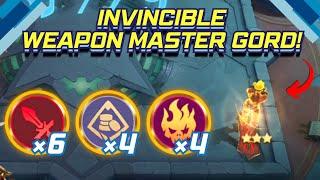 INVINCIBLE WEAPON MASTER GORD! | BUSS SKILL 3 MAGIC CHESS | MAGIC CHESS SYNERGY