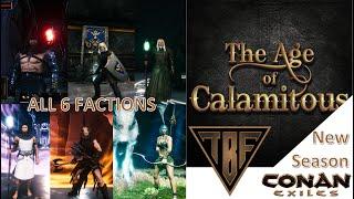 All 6 factions! Age of Calamitous E01 New Conan Season with Conan Exiles' biggest Mod