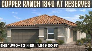 Las Vegas Single Story New Home for Sale | 1849 at Reserves at Copper Ranch | $484,990+ 1849 SQ FT