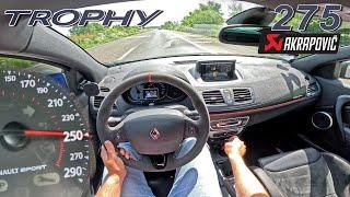 RENAULT MEGANE RS TROPHY 275 // TOP SPEED on AUTOBAHN