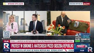 #MiłoszKłeczekZaprasza | Polacy przeciwko reżimowi Tuska- trwa protest po siedzibą Republiki