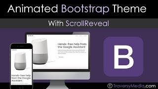 Build a Bootstrap Theme With Scroll Animation