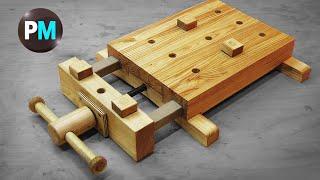 How I made a reliable wooden vise from an old jack | Diy | Tools