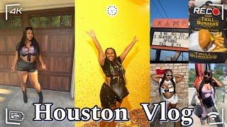 Houston Trip️| Trill Burgers | Galleria, etc..  #houston #houstontrip #vlog