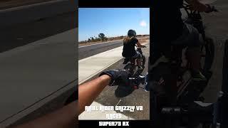 SUPER 73 RX & ARIEL RIDER GRIZZLY RACE! #shorts