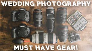 Must Have Gear for Wedding Photography