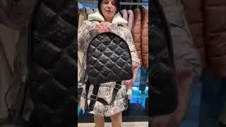 Женские рюкзаки из натуральной кожи питона. EtnaFurs brand clothes