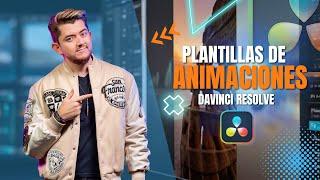 COMO USAR E INSTALAR PLANTILLAS PARA ANIMACIONES en DAVINCI RESOLVE 18 MEJORA TUS VIDEOS