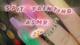 spit painting ASMR