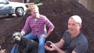 The making of our custom planting soil