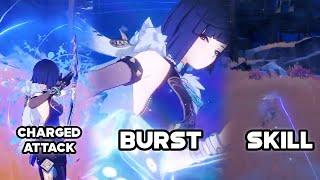 Yelan Gameplay Elemental Skill, Burst, Normal & Charged Attack | Genshin Impact 2.7