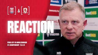 “Deal with it and make it right.” | Mark Robins after Middlesbrough defeat