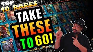 10 Rares to Max! | Raid Shadow Legends