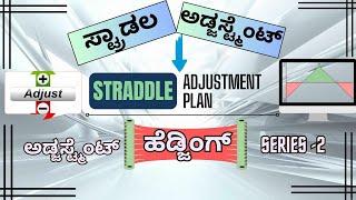 #ಸ್ಟ್ರಾಡಲ ಅಡ್ಜಸ್ಟ್ಮೆಂಟ್ (STRADDLE ADJUSTMENT) #ಹೆಡ್ಜಿಂಗ್ #ಅಡ್ಜಸ್ಟ್ಮೆಂಟ್ ಸೀರೀಸ್ -2 #ಒಪ್ಶನ್ HEDGE