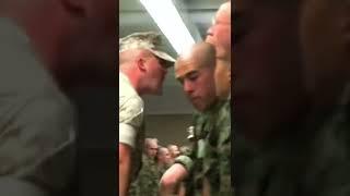 USMC Officer Candidate bumps into Drill Instructor #USMC #OCS #military #training