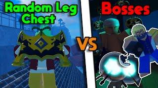 [GPO] Random Legendary Chests Vs All First Sea Bosses