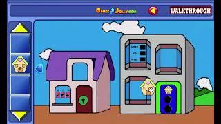 Gold Treasure From Cartoon House Walkthrough - Games2Jolly