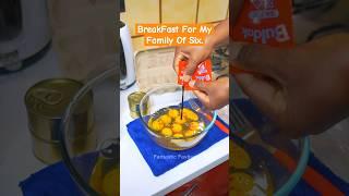 Intentional Breakfast Recipe For Family Of Six! #breakfast #youtubeshorts #food