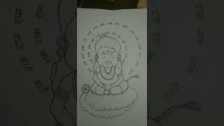 how to draw lord Hanuman ji|| easy draw|| #prashant gamer99 #hanumanji ️️