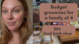 Food Bank Grocery Haul - $85 for our family of 4