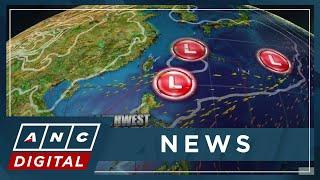 PAGASA monitoring three low pressure areas seen to enhance southwest monsoon | ANC