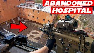 Abandoned Hospital Tokyo Marui SCAR-H Airsoft Gameplay!