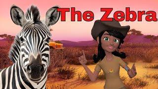 The Zebra, animation video for children,